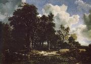 Jacob van Ruisdael Edge of a Forest with a grainfield Spain oil painting artist